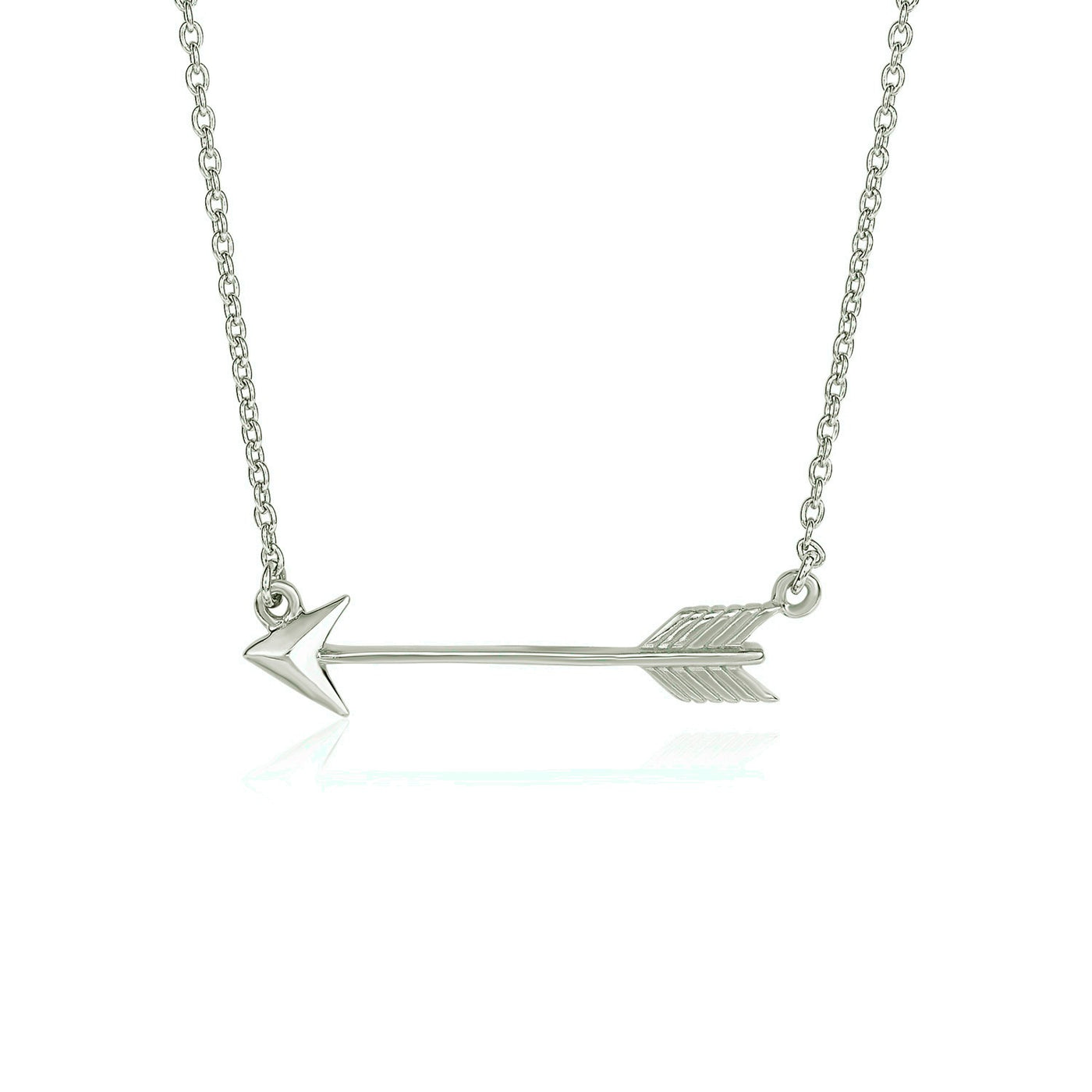 Necklace with Arrow in Sterling Silver - jazzyjewelryjones