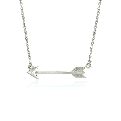 Necklace with Arrow in Sterling Silver - jazzyjewelryjones