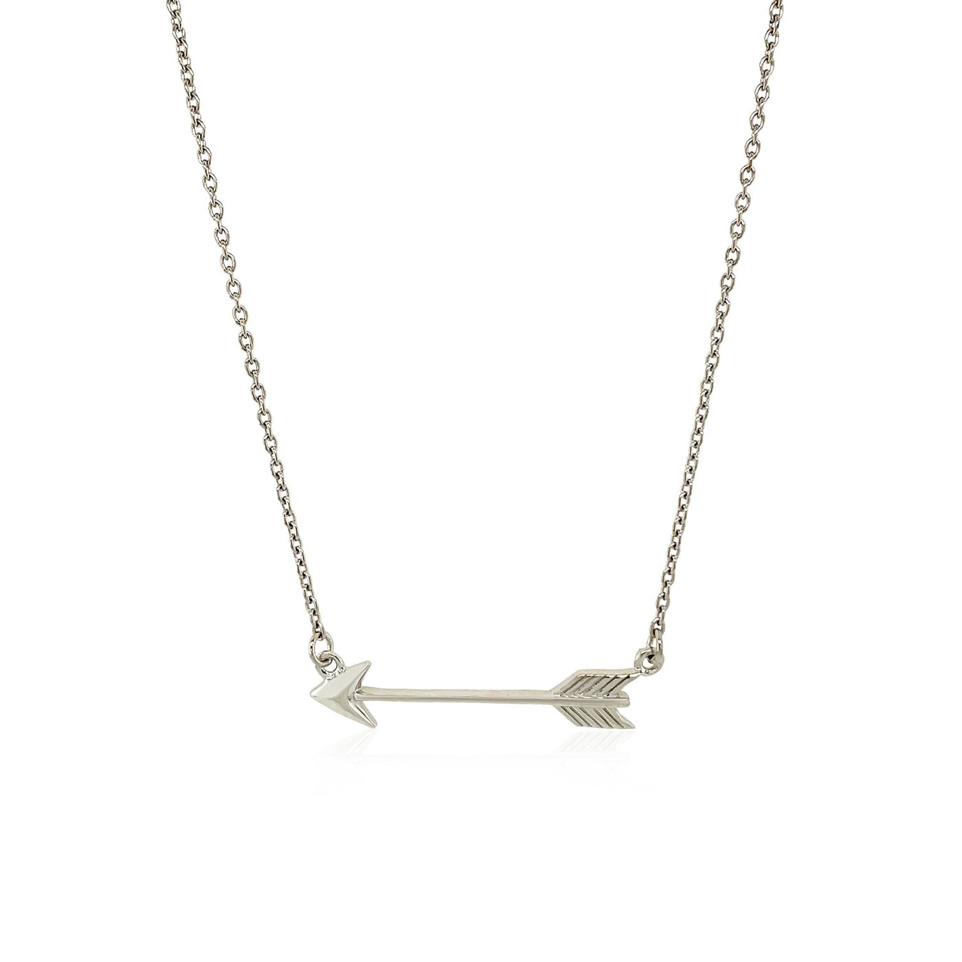 Necklace with Arrow in Sterling Silver - jazzyjewelryjones