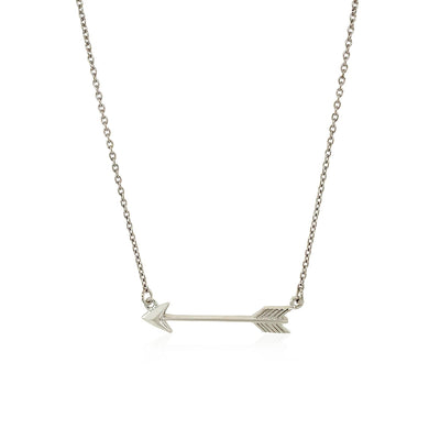 Necklace with Arrow in Sterling Silver - jazzyjewelryjones