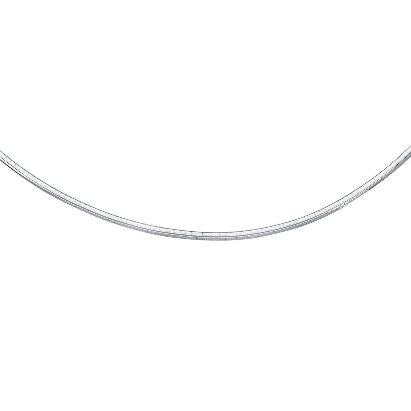 Sterling Silver Classic Omega Chain Necklace (3.0mm) - jazzyjewelryjones
