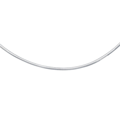 Sterling Silver Classic Omega Chain Necklace (3.0mm) - jazzyjewelryjones