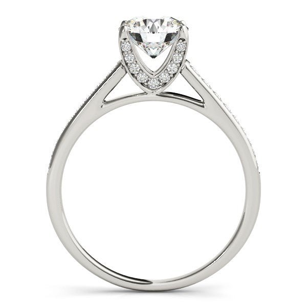 14k White Gold Diamond Engagement Ring With Cathedral Design (1 1/3 cttw) - jazzyjewelryjones