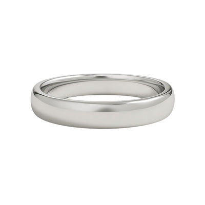 14k White Gold Comfort Fit Wedding Band(5.00 mm) - jazzyjewelryjones
