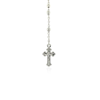 Fine Rosary Chain and Bead Necklace in Sterling Silver - jazzyjewelryjones