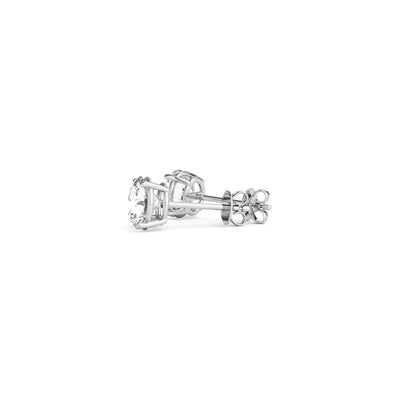 1 1/2 cttw Certified IGI Lab Grown Round Diamond Stud Earrings 14k White Gold (G/VS2) - jazzyjewelryjones