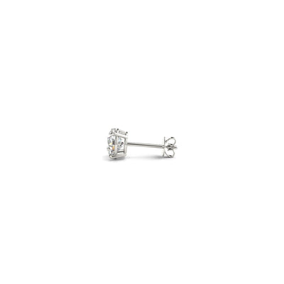 1/2 cttw Lab Grown Round Diamond Stud Earrings 14k White Gold (G/VS2) - jazzyjewelryjones