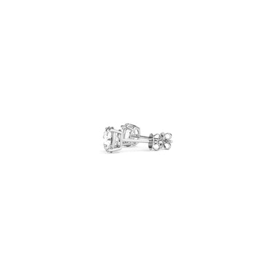 1/2 cttw Lab Grown Round Diamond Stud Earrings 14k White Gold (G/VS2) - jazzyjewelryjones