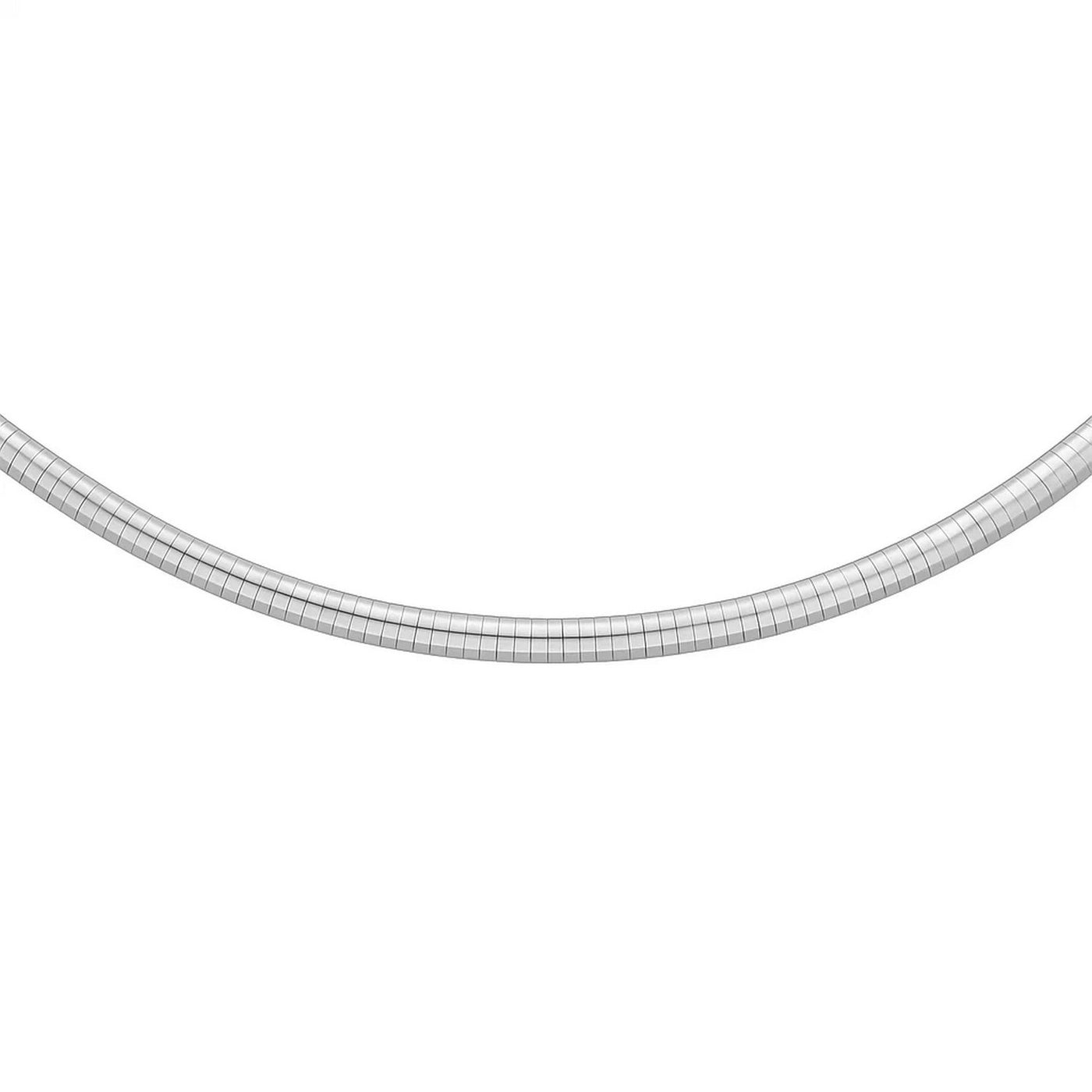 Sterling Silver Classic Omega Chain Necklace (6.0mm) - jazzyjewelryjones