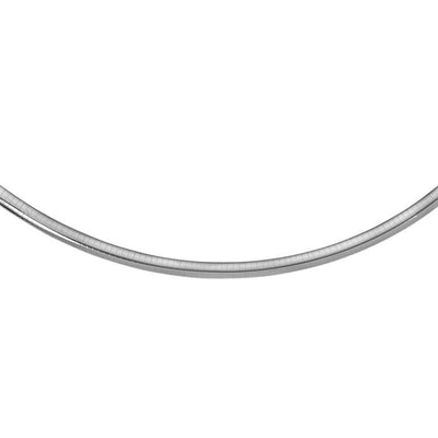 Sterling Silver Classic Omega Chain Necklace (6.0mm) - jazzyjewelryjones