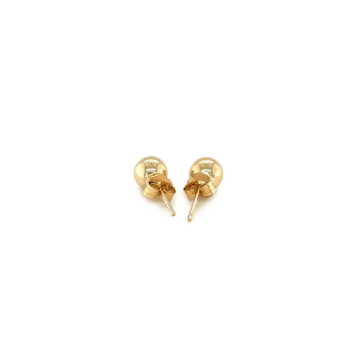 14k Yellow Gold Round Stud Earrings (5mm) - jazzyjewelryjones