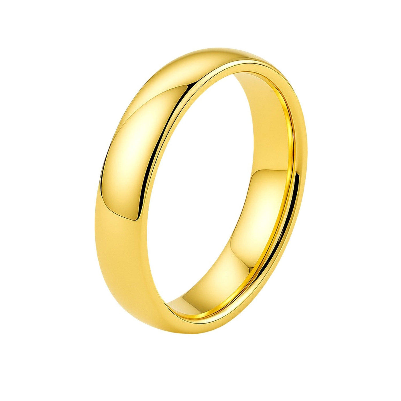 14k Yellow Gold Comfort Fit Wedding Band(4.00 mm) - jazzyjewelryjones