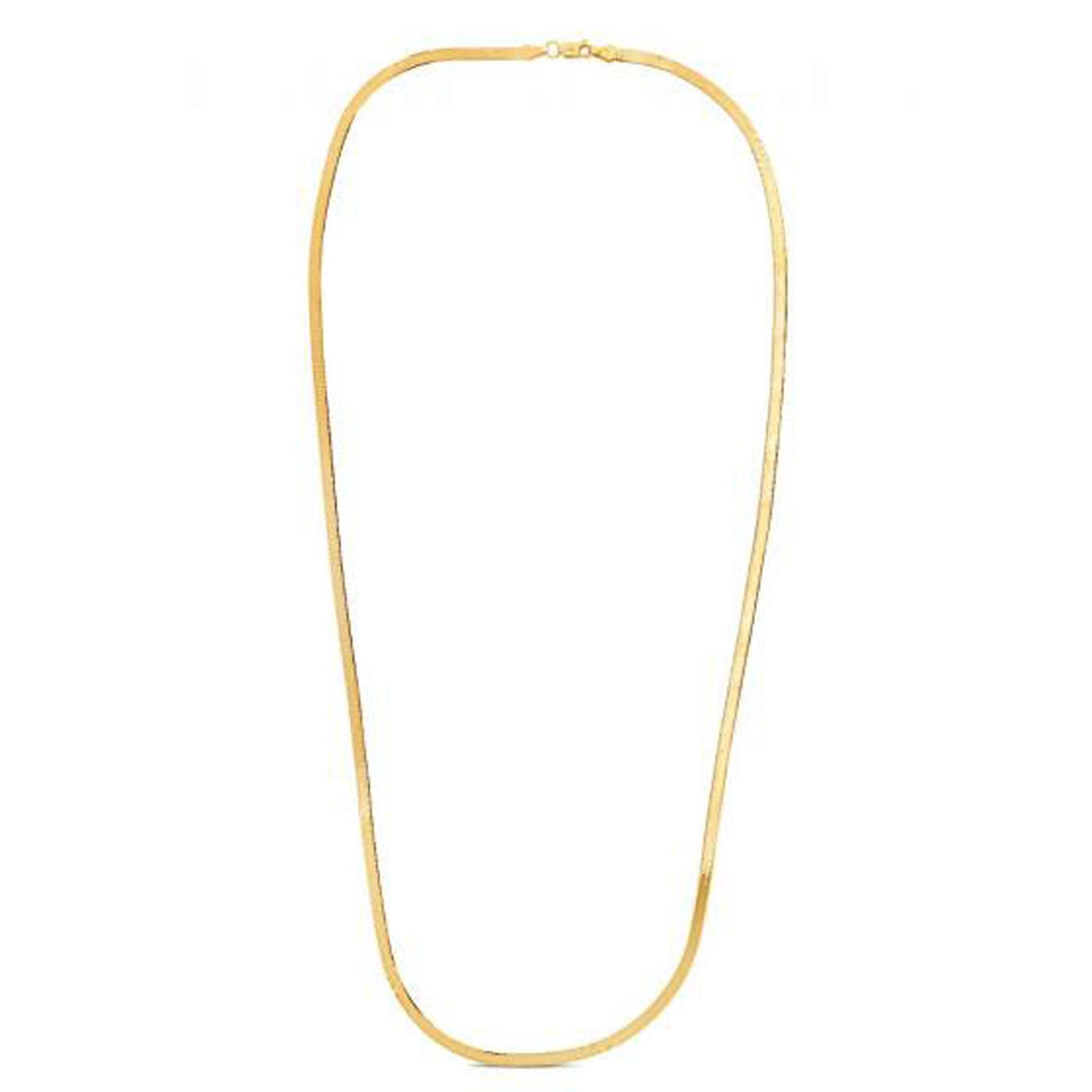 14k Yellow Gold Super Flex Herringbone Chain (1.50 mm) - jazzyjewelryjones