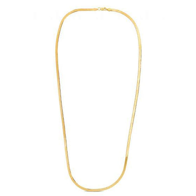 14k Yellow Gold Super Flex Herringbone Chain (1.50 mm) - jazzyjewelryjones