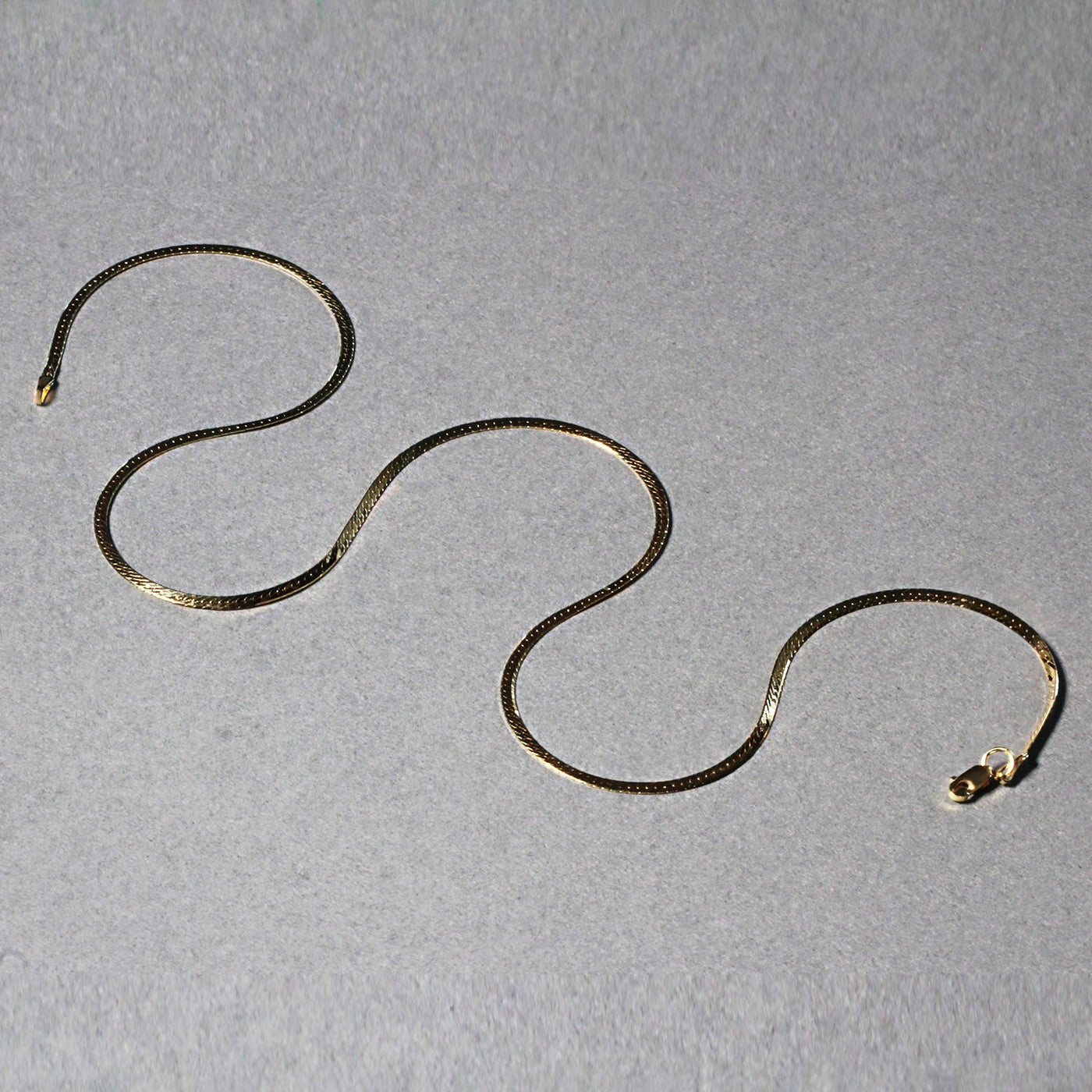 14k Yellow Gold Super Flex Herringbone Chain (1.50 mm) - jazzyjewelryjones