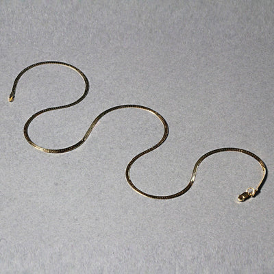 14k Yellow Gold Super Flex Herringbone Chain (1.50 mm) - jazzyjewelryjones