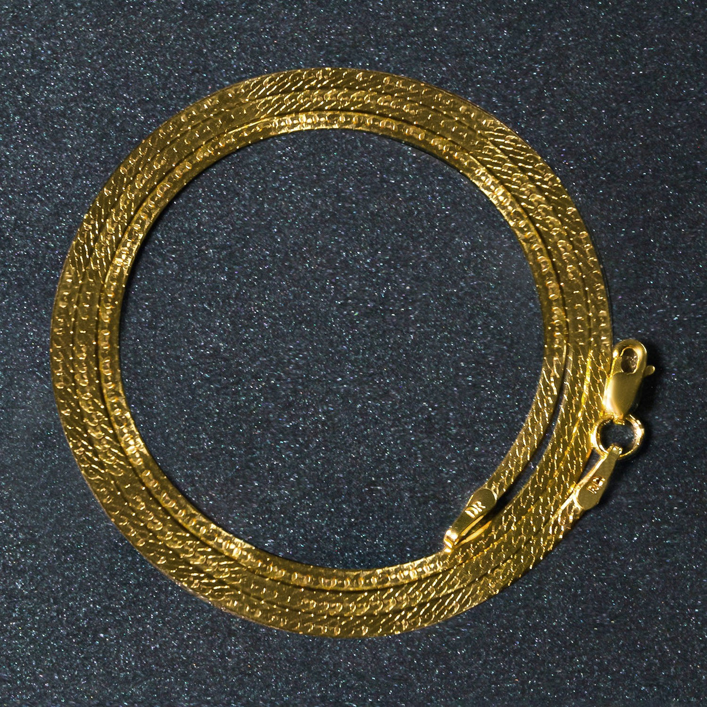 14k Yellow Gold Super Flex Herringbone Chain (1.50 mm) - jazzyjewelryjones