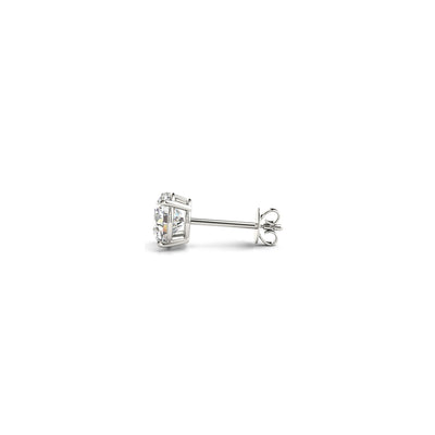 1 cttw Certified IGI Lab Grown Round Diamond Stud Earrings 14k White Gold (G/VS2) - jazzyjewelryjones
