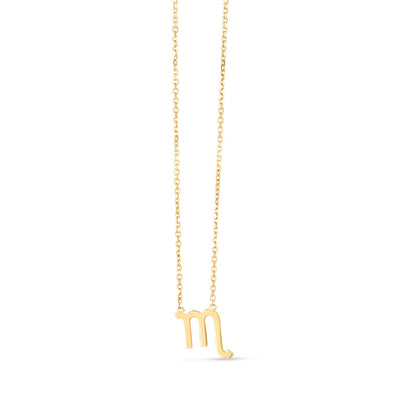 14K Yellow Gold Scorpio Necklace - jazzyjewelryjones