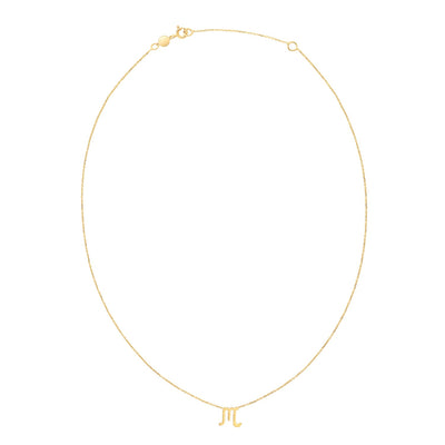 14K Yellow Gold Scorpio Necklace - jazzyjewelryjones