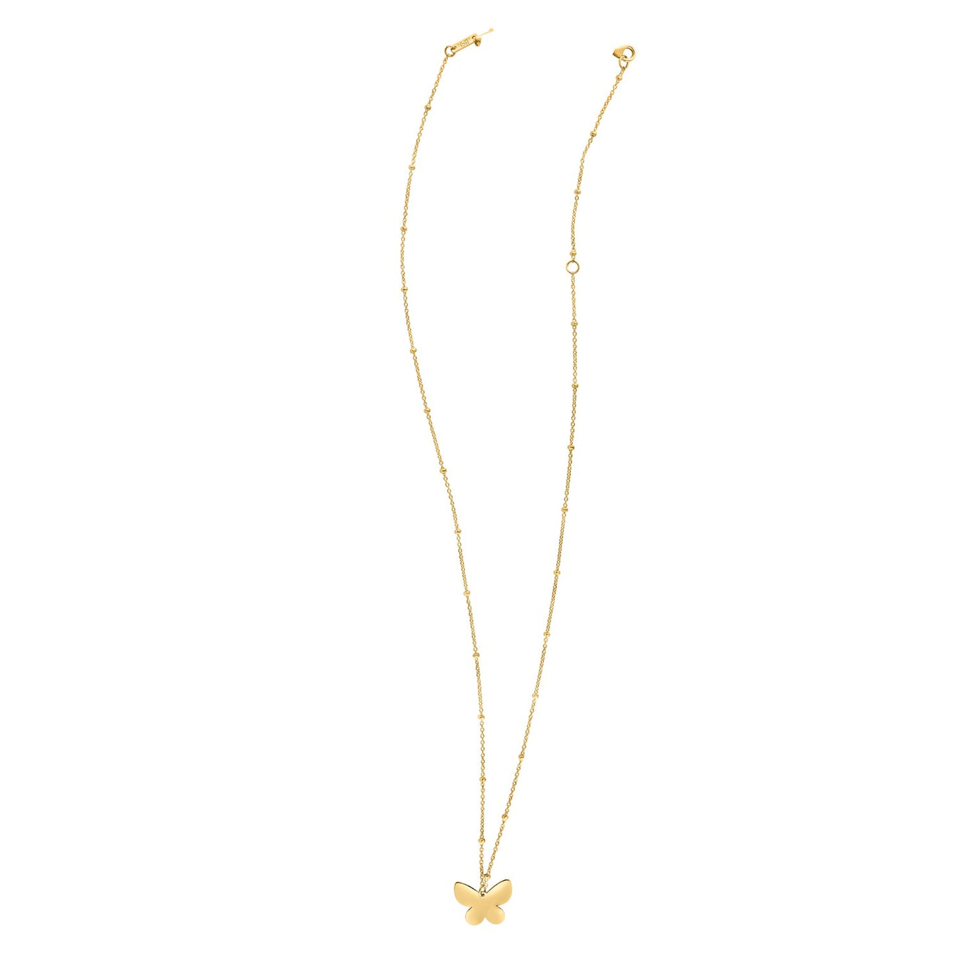 14k Yellow Gold Ppillon Butterfly Necklace - jazzyjewelryjones