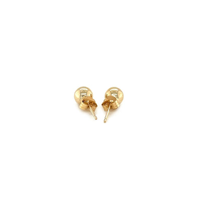 10k Yellow Gold Round Stud Earrings (5mm) - jazzyjewelryjones