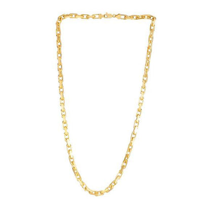 14k Yellow Gold French Cable Link Chain (4.80 mm) - jazzyjewelryjones
