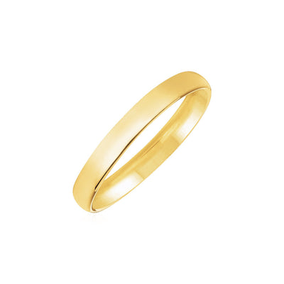 14k Yellow Gold Comfort Fit Wedding Band(3.00 mm) - jazzyjewelryjones