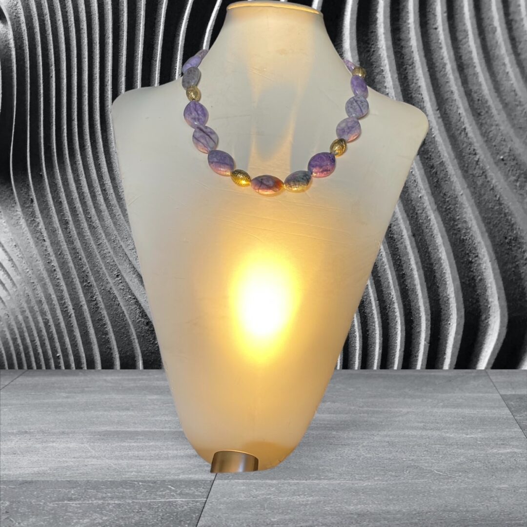 Purple Adventurine Necklace - jazzyjewelryjones