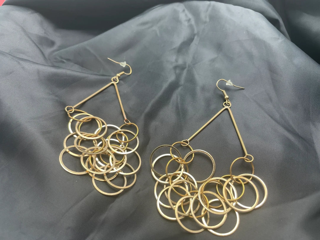 Clusters of Rings Earrings
