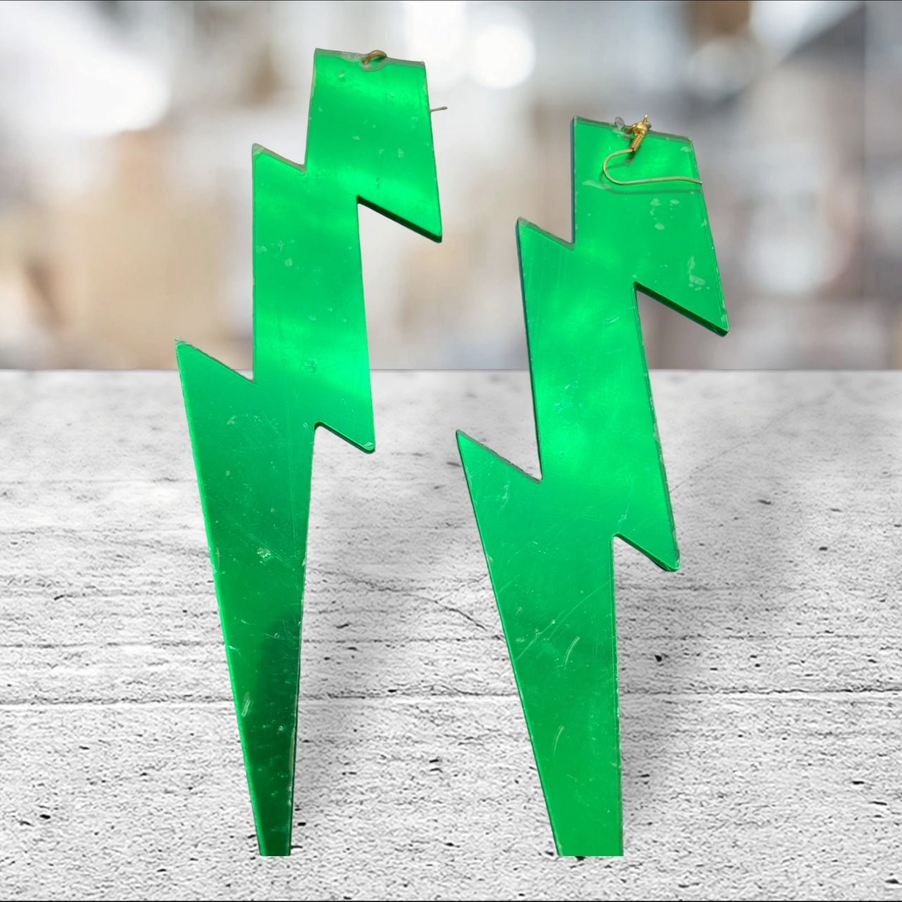 Lightning Bolt Earrings - jazzyjewelryjones