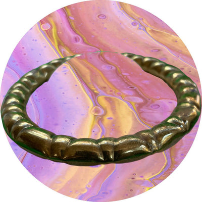 Simple Brass Bangle - jazzyjewelryjones