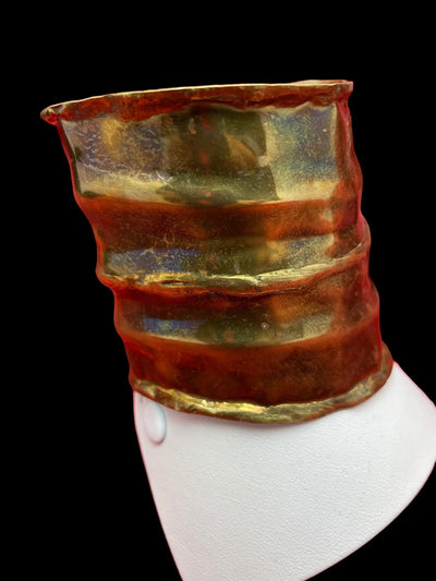 Smooth Brass Cuff - jazzyjewelryjones