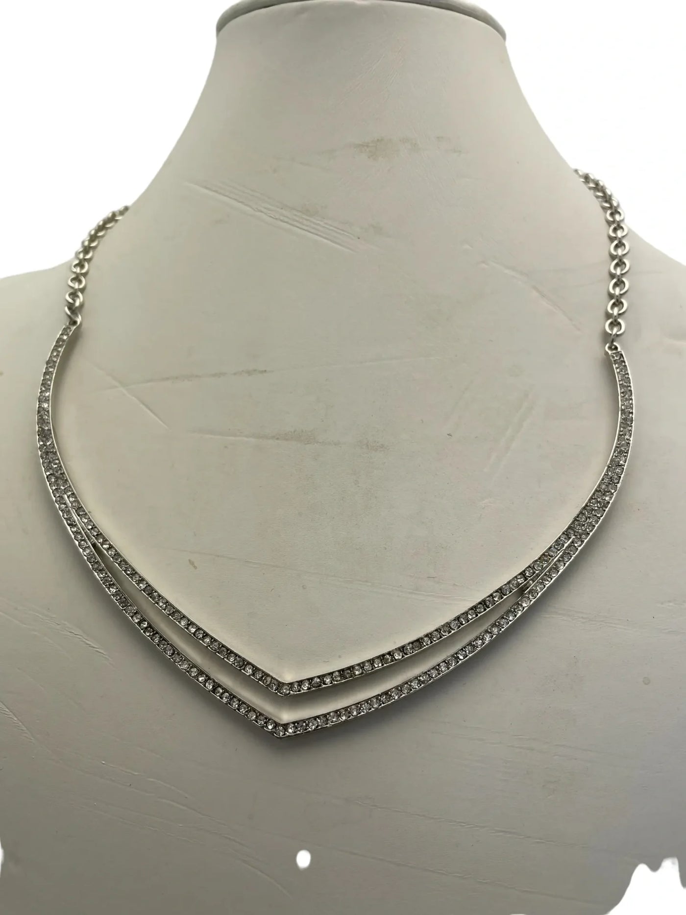 RhinestoneDouble Curved V - jazzyjewelryjones