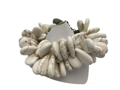 Cream Magnesite Bracelet - jazzyjewelryjones