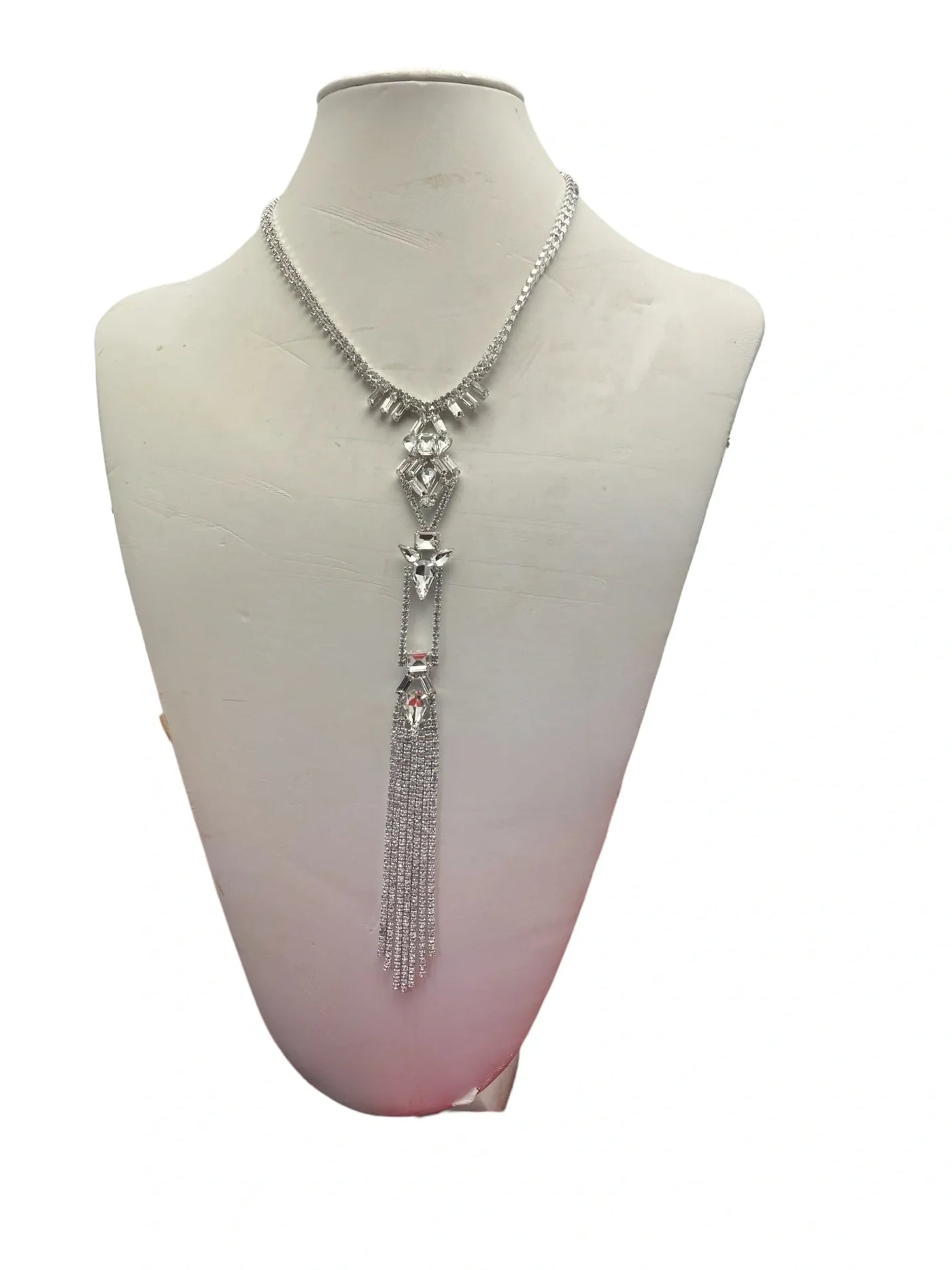 Tassell Lariat Rhinestone - jazzyjewelryjones