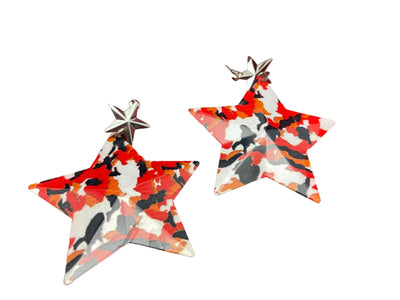 Miz Star Light Weight Camouflage Earrings - jazzyjewelryjones