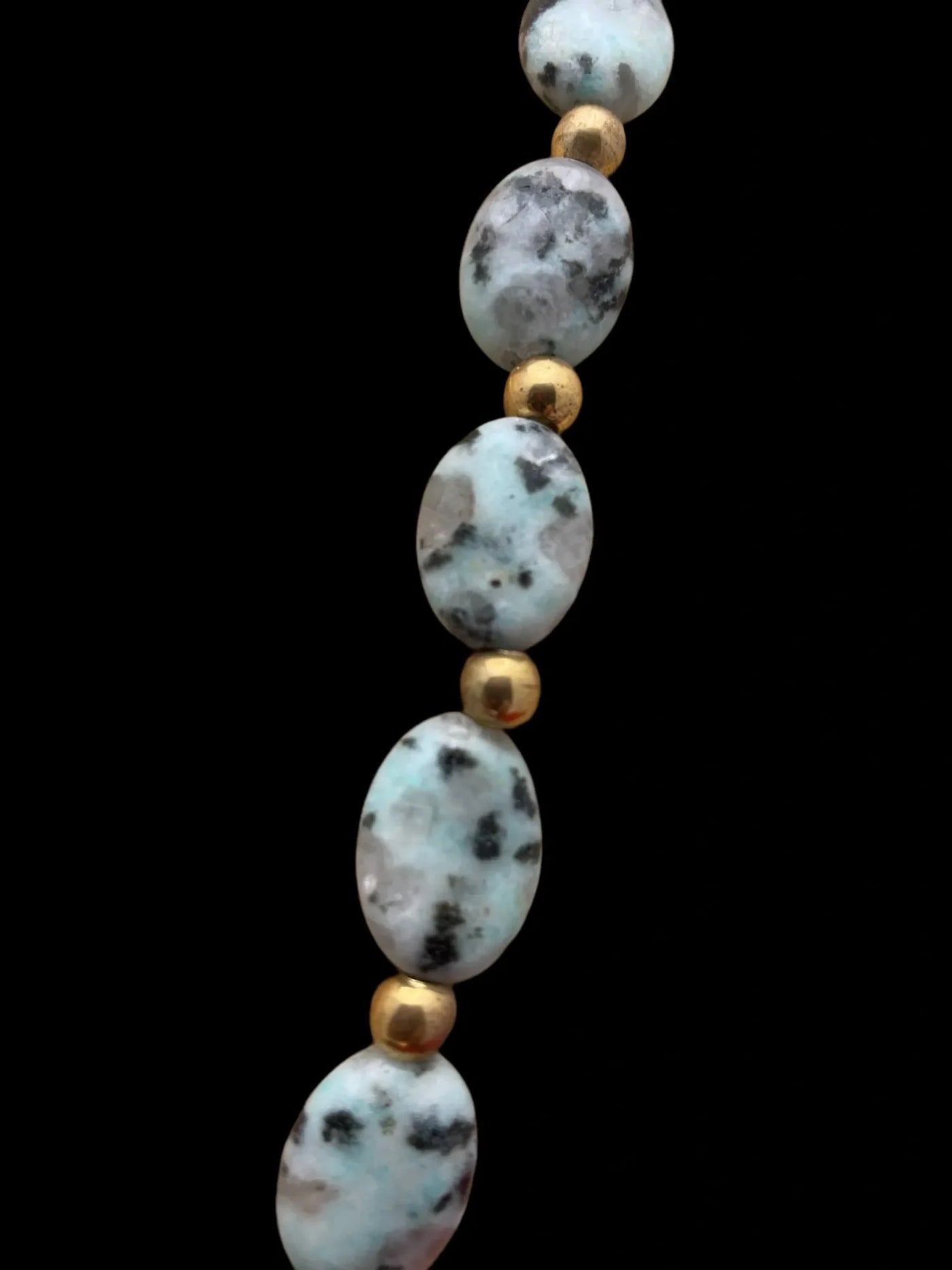 Sesame Jasper Oval Necklace - jazzyjewelryjones