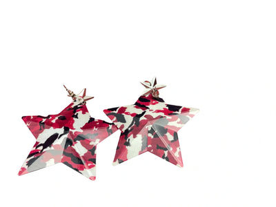 Miz Star Light Weight Camouflage Earrings - jazzyjewelryjones