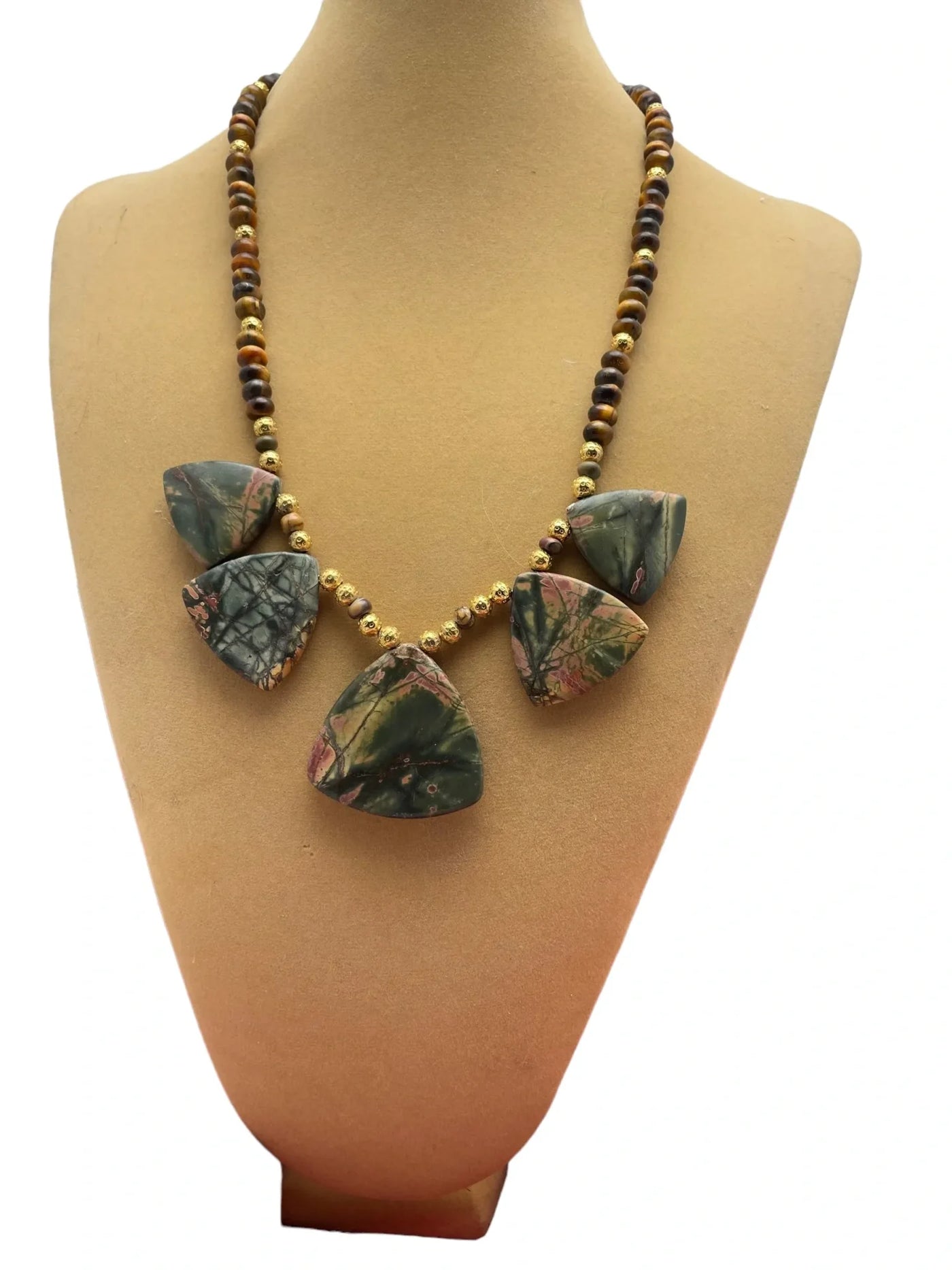 Red Creek Jasper Necklace - jazzyjewelryjones