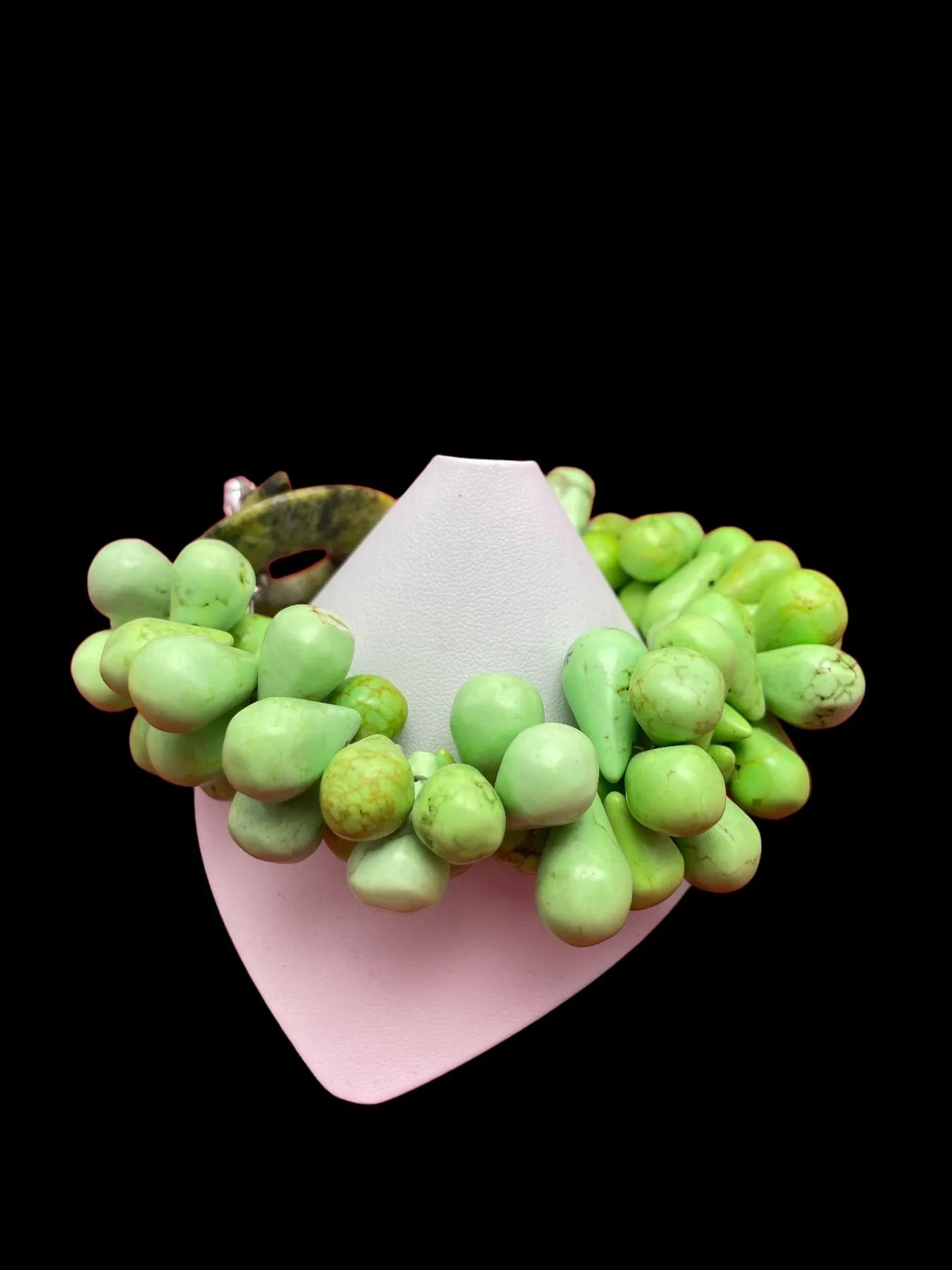 Green Teardrop Turquoise Bracelet - jazzyjewelryjones