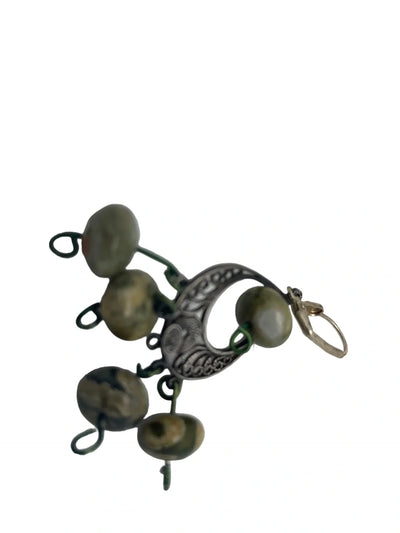 Silver and Rayolite Earrings - jazzyjewelryjones