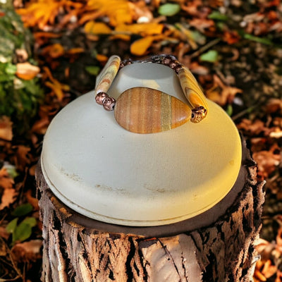 Teardrop Jasper Bracelet - jazzyjewelryjones